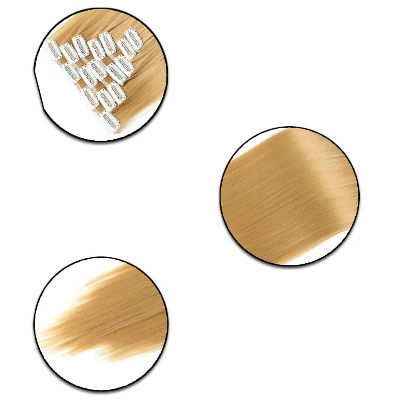 Women's Curly Hair Extensions 22 Inch High-Temperature Fiber sold by Hensley London product image thumbnail 5