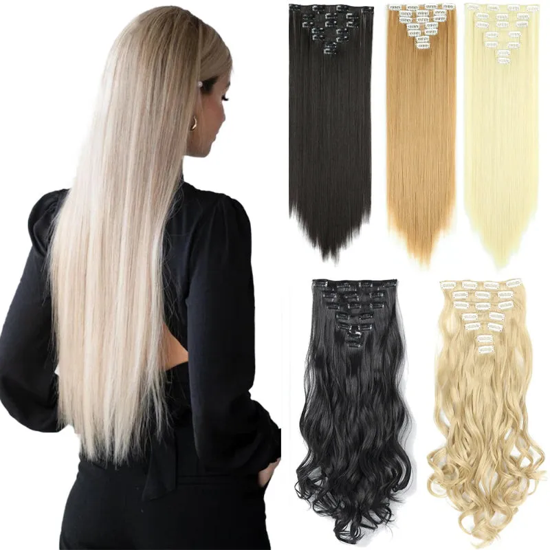 Women's Curly Hair Extensions 22 Inch High-Temperature Fiber sold by Hensley London product image thumbnail 2