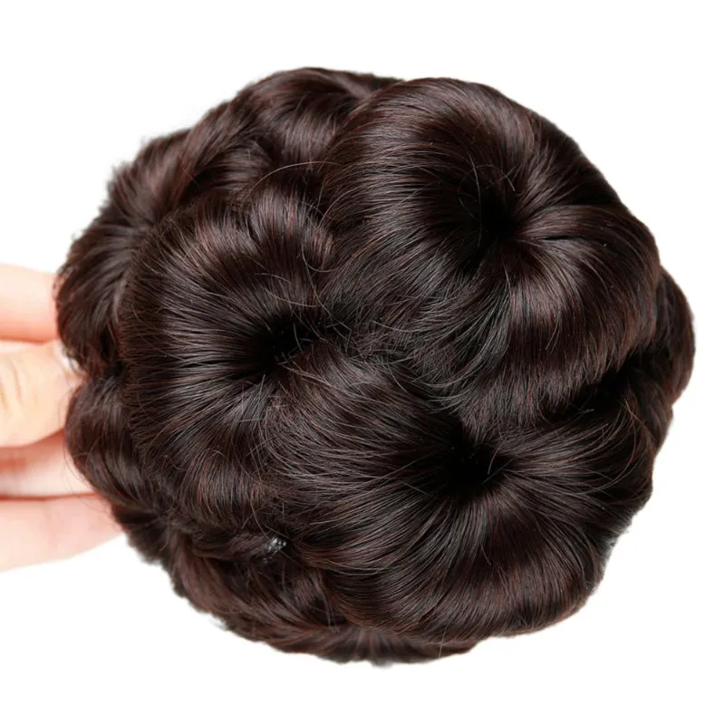 Women’s Hair Extensions Flower Shape Synthetic Hair Bun sold by Hensley London product image thumbnail 5