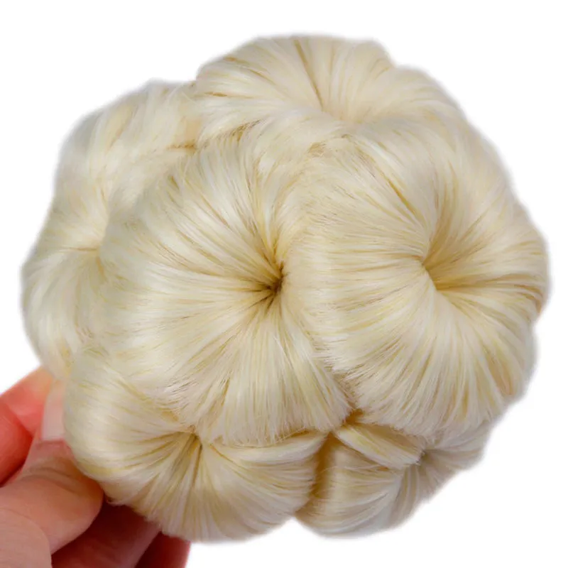 Women’s Hair Extensions Flower Shape Synthetic Hair Bun sold by Hensley London product image thumbnail 3