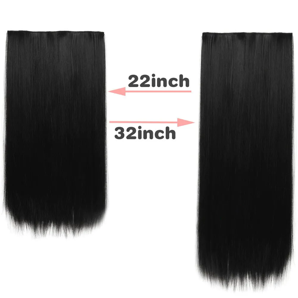 Women's Clip-In Hair Extensions Long Straight Curly High-Temperature Fiber sold by Hensley London product image thumbnail 4
