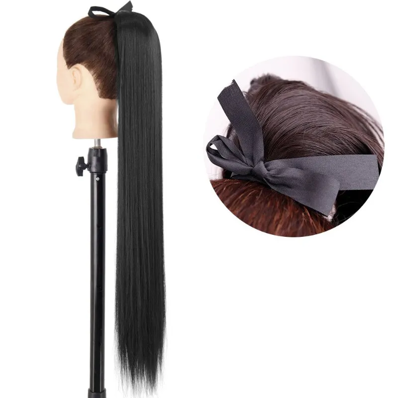 Women's Ponytail Extension Long Straight High-Temperature Fiber sold by Hensley London