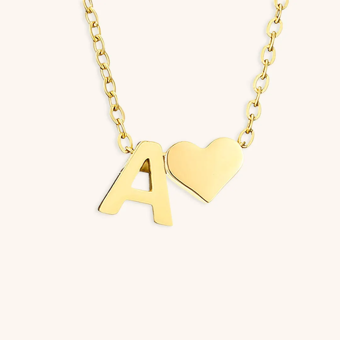 Gold Initial Necklace for Women - Personalized 14k Gold Plated Jewelry, Hypoallergenic and Water Resistant sold by Hensley London