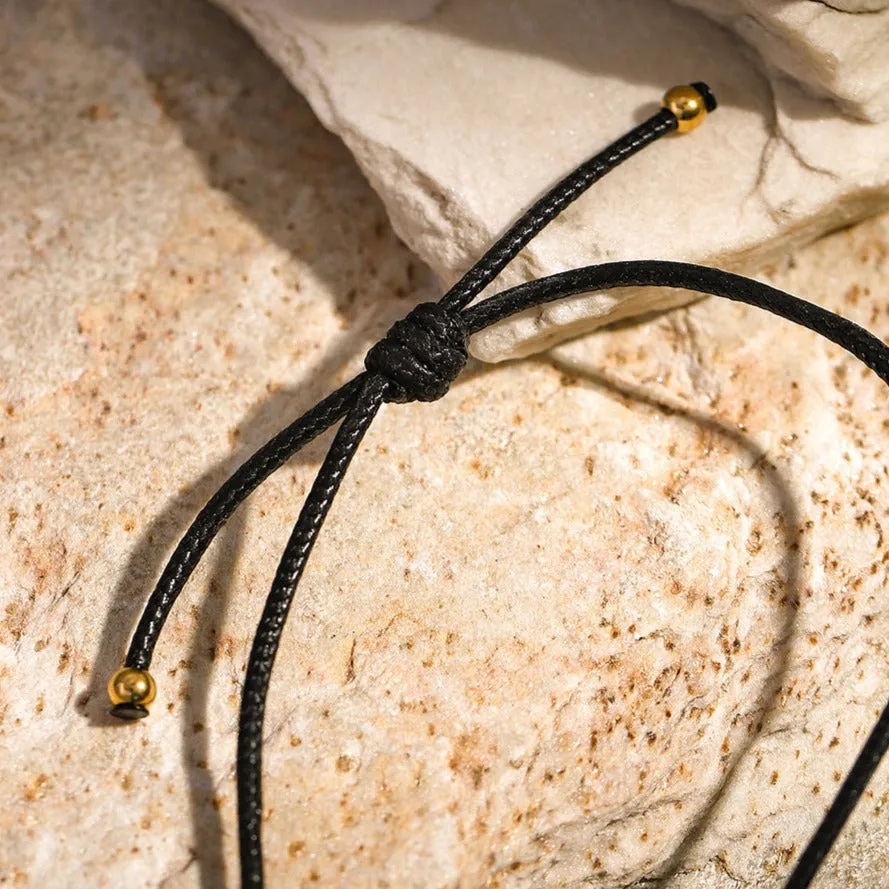 Elegant Gold Necklace for Women – Minimalist 18k Stainless Steel-Plated Pendant, 19-Inch Rope Chain sold by Hensley London product image thumbnail 4