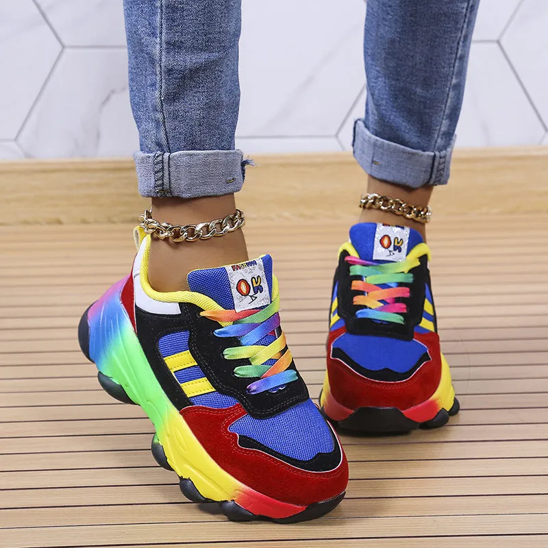 Women's Chunky Sneakers in Vibrant Colors – Comfortable Casual Footwear sold by Hensley London