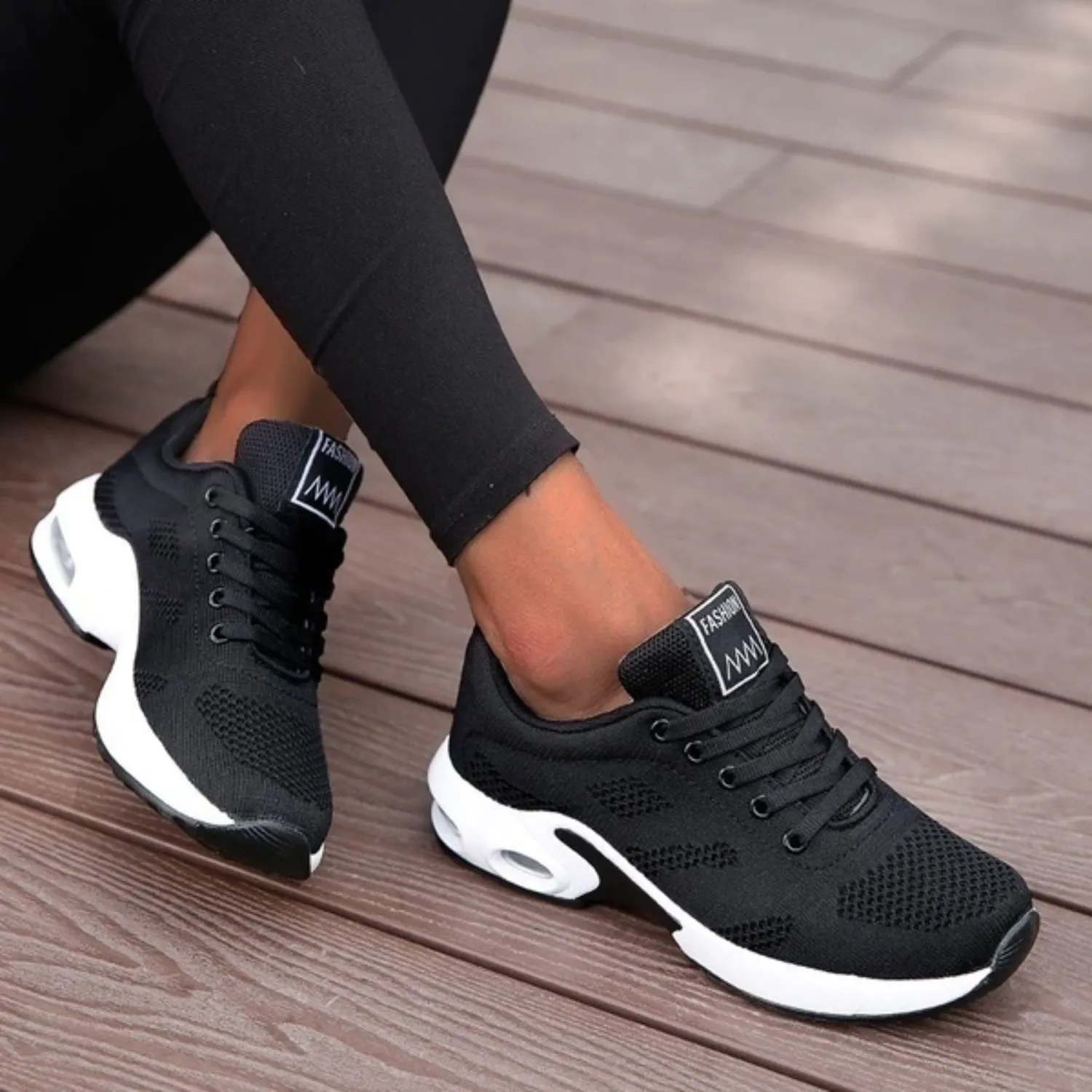 Women's Lightweight Cushioned Walking Sneakers with Orthopedic Support for All-Day Comfort sold by Hensley London product image thumbnail 3