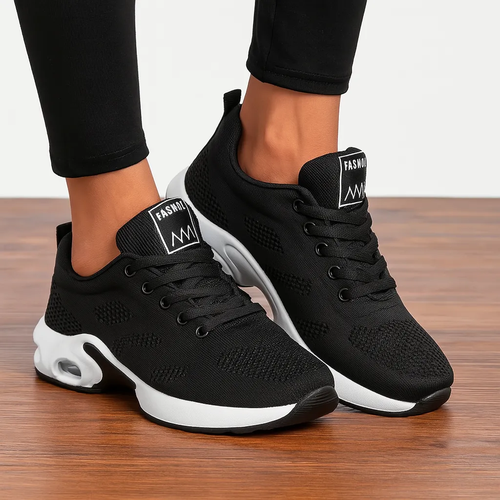 Women's Lightweight Cushioned Walking Sneakers with Orthopedic Support for All-Day Comfort sold by Hensley London product image thumbnail 2