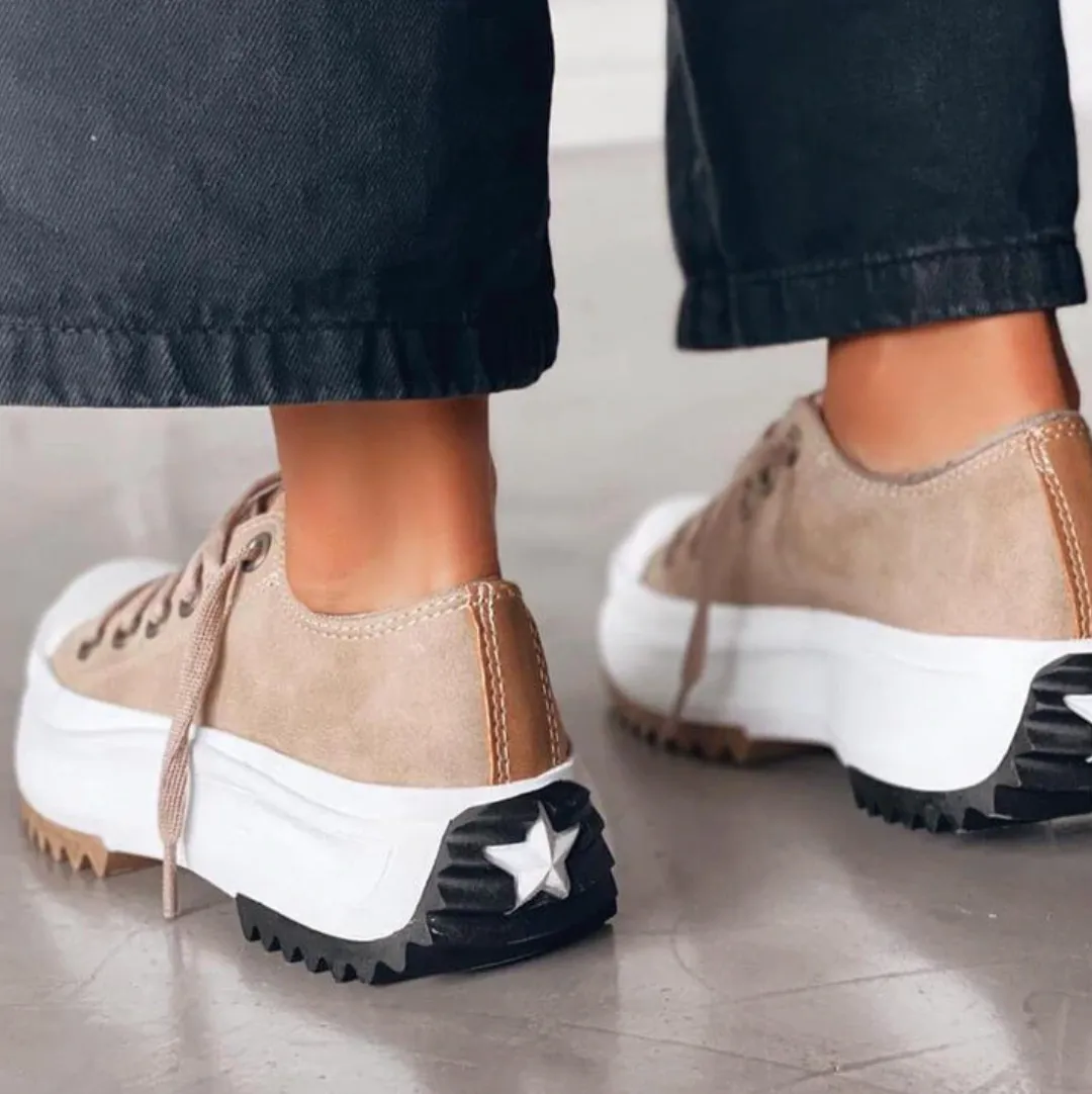 Stylish Women's Platform Sneakers with Chunky Sole – Casual and Trendy Footwear sold by Hensley London product image thumbnail 2