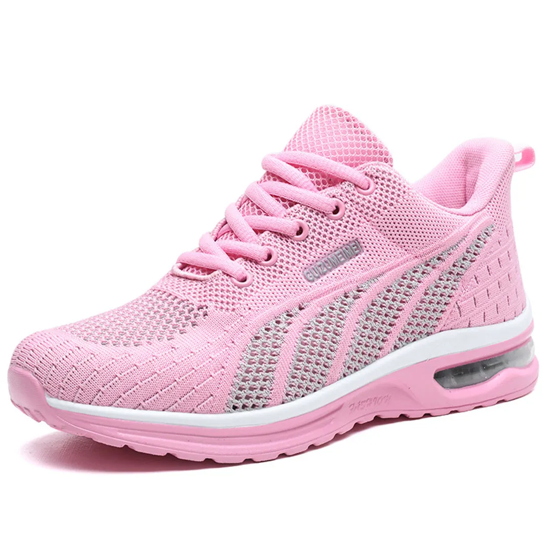 Women's Breathable Mesh Sneakers with Cushioned Sole and Air Cushion Support for Walking and Everyday Use sold by Hensley London product image thumbnail 2