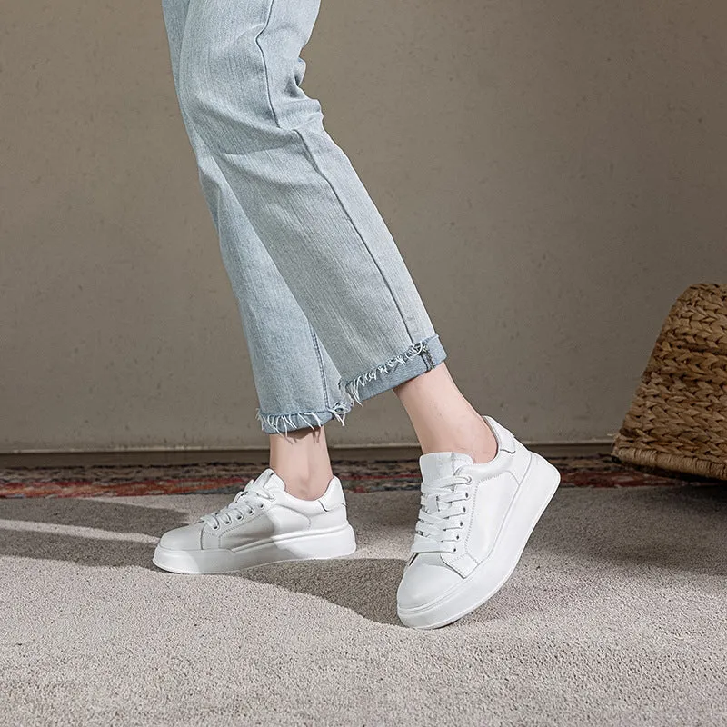 Women’s Lightweight Platform Sneakers with Slim Fit Design for Everyday Comfort sold by Hensley London