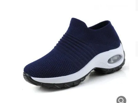 Women’s Slip-On Low-Top Sneakers with Air Cushion Sole – Orthopedic Comfort for Everyday Wear sold by Hensley London product image thumbnail 4