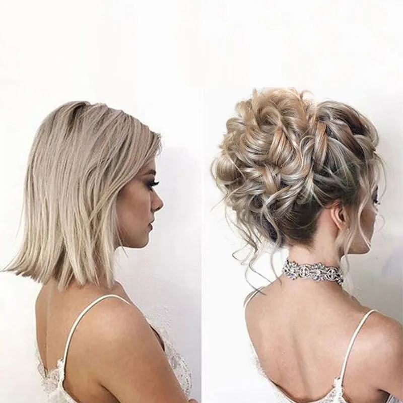 Curly Messy Ponytail Claw Clip-in Hair Bun Extension – Lightweight and Easy to Use sold by Hensley London product image thumbnail 3