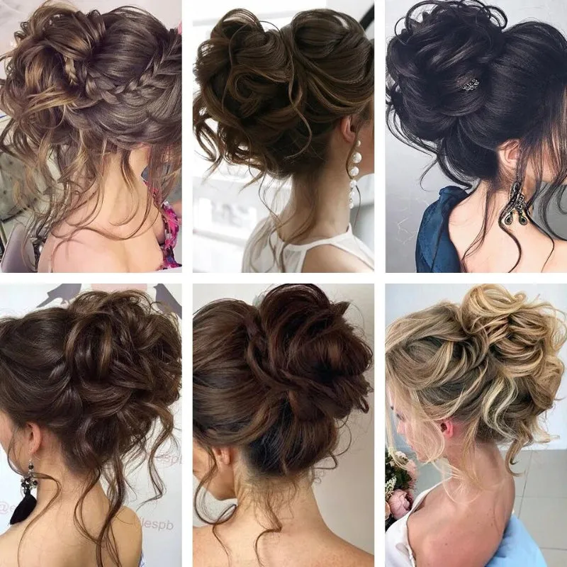 Curly Messy Ponytail Claw Clip-in Hair Bun Extension – Lightweight and Easy to Use sold by Hensley London product image thumbnail 5