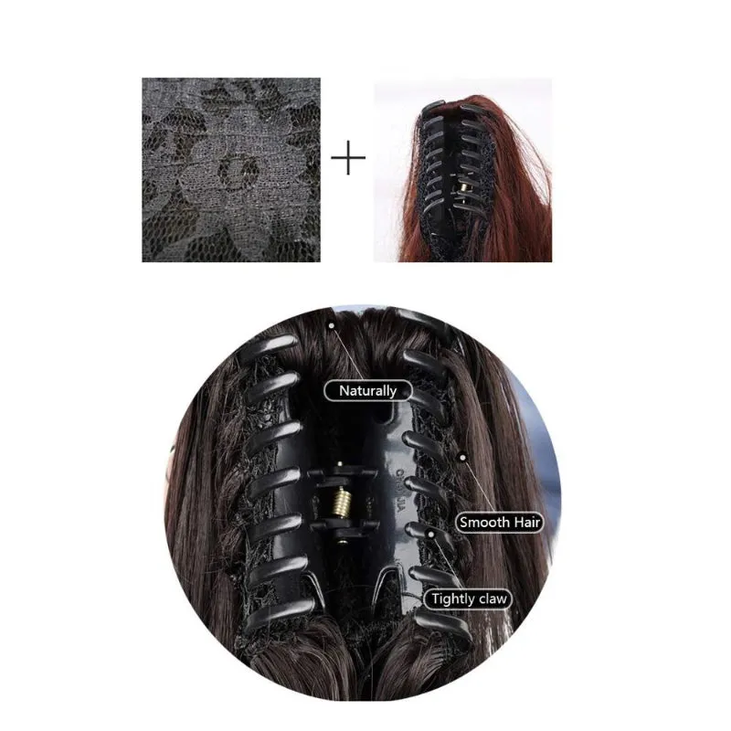 Thick Long Wavy Ponytail Clip-in Hair Extension – Natural Look, Easy Attachment sold by Hensley London product image thumbnail 5