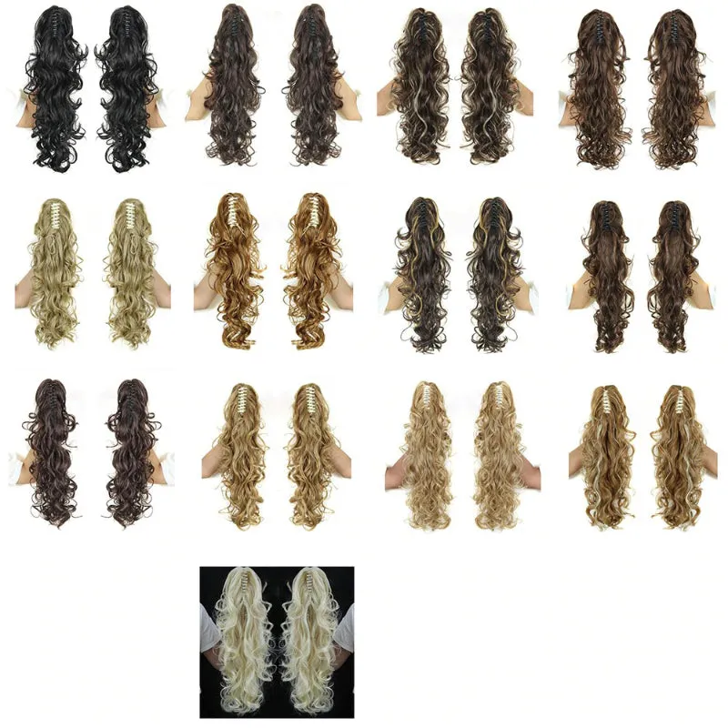 Luscious Long Wavy Clip-in Ponytail Extension – 20 Inch, Heat-Resistant, Easy to Wear for Women sold by Hensley London product image thumbnail 5