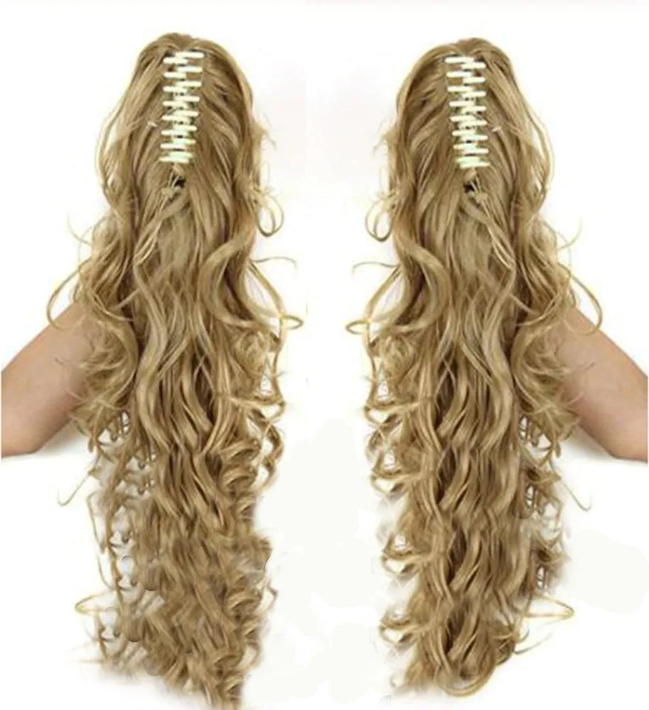 Luscious Long Wavy Clip-in Ponytail Extension – 20 Inch, Heat-Resistant, Easy to Wear for Women sold by Hensley London product image thumbnail 4