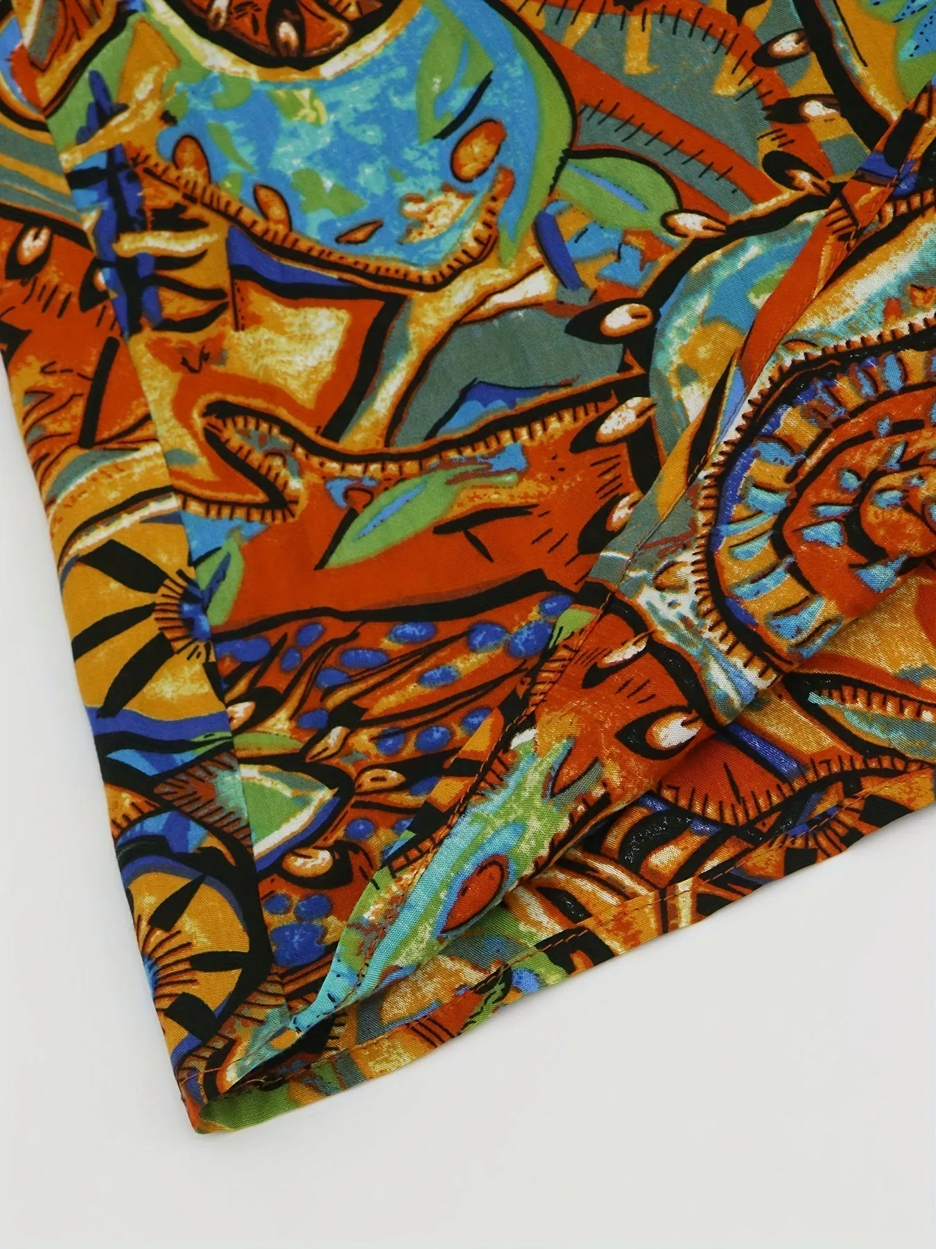 Off-Shoulder Boho Blouse with Long Sleeves for Women – Lightweight and Colorful Spring Top sold by Hensley London product image thumbnail 5