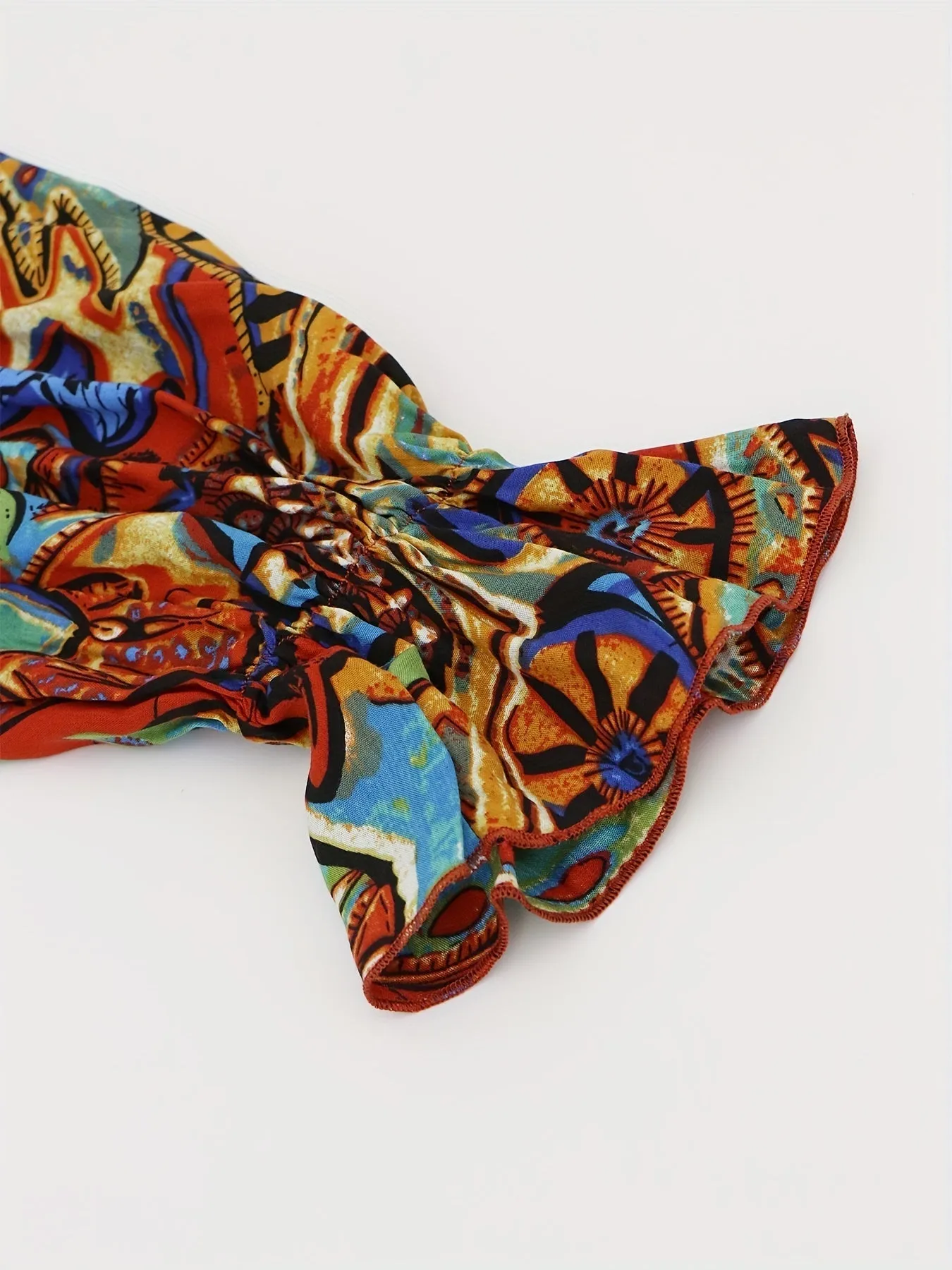 Off-Shoulder Boho Blouse with Long Sleeves for Women – Lightweight and Colorful Spring Top sold by Hensley London product image thumbnail 3