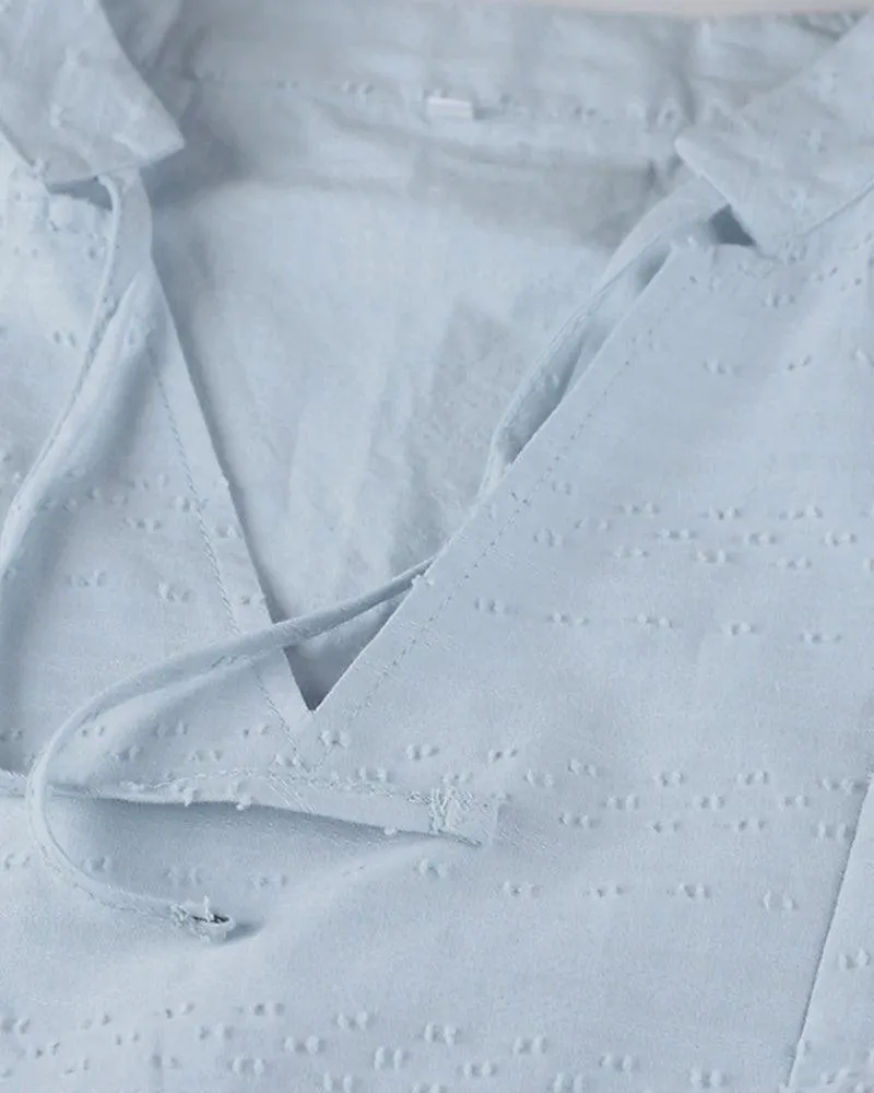 Women's Shirt Dress Black Cotton Blend sold by Hensley London product image thumbnail 4