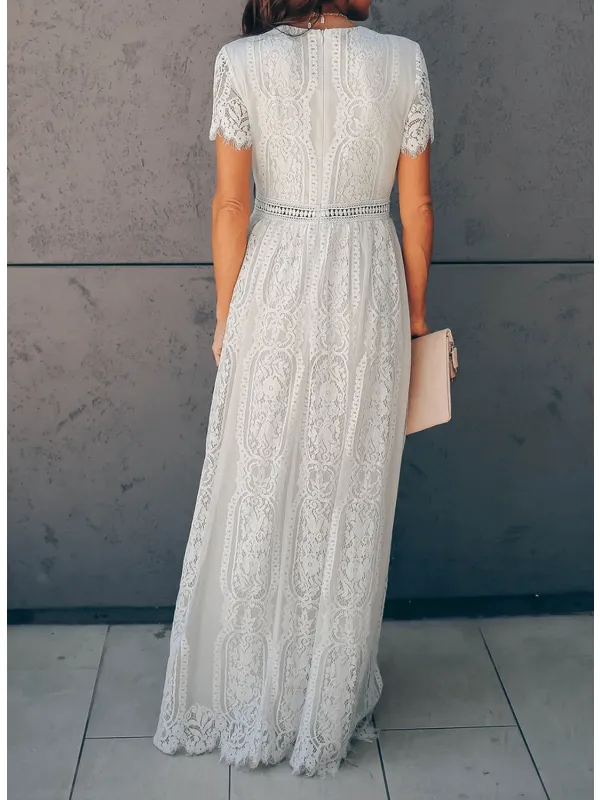 Women's Summer Dress Blue Cotton Short Sleeve sold by Hensley London product image thumbnail 4