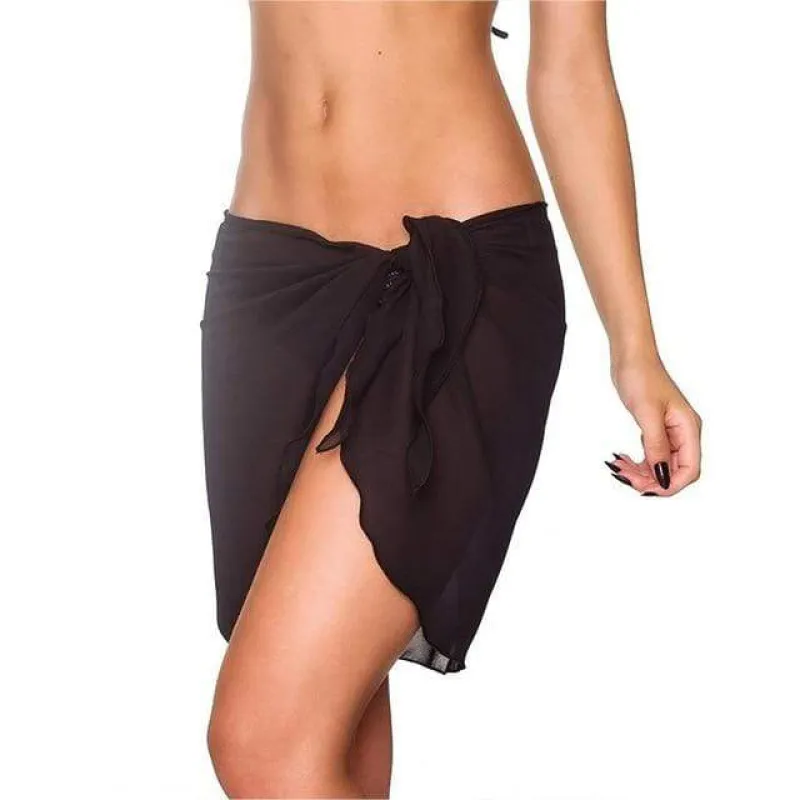 Women's Mini Skirt Pink Chiffon Spandex Polyester sold by Hensley London