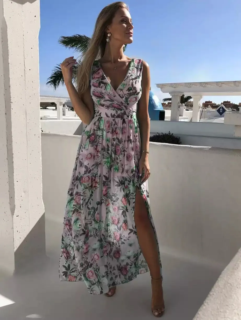 Printed Women's Summer Maxi Dress sold by Hensley London product image thumbnail 5