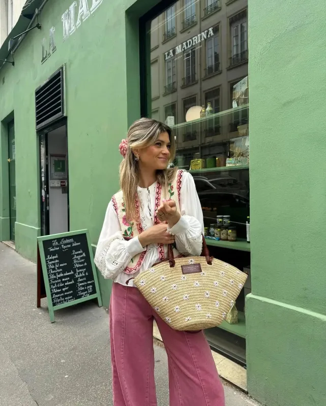 Women's Vest Floral Print Lightweight sold by Hensley London