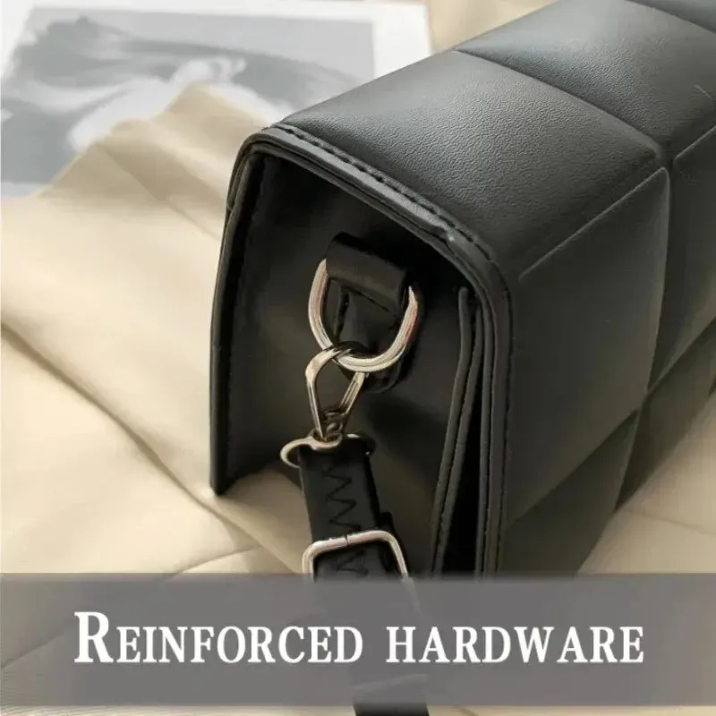 Women's Crossbody Bag Black Small PU Leather sold by Hensley London product image thumbnail 5