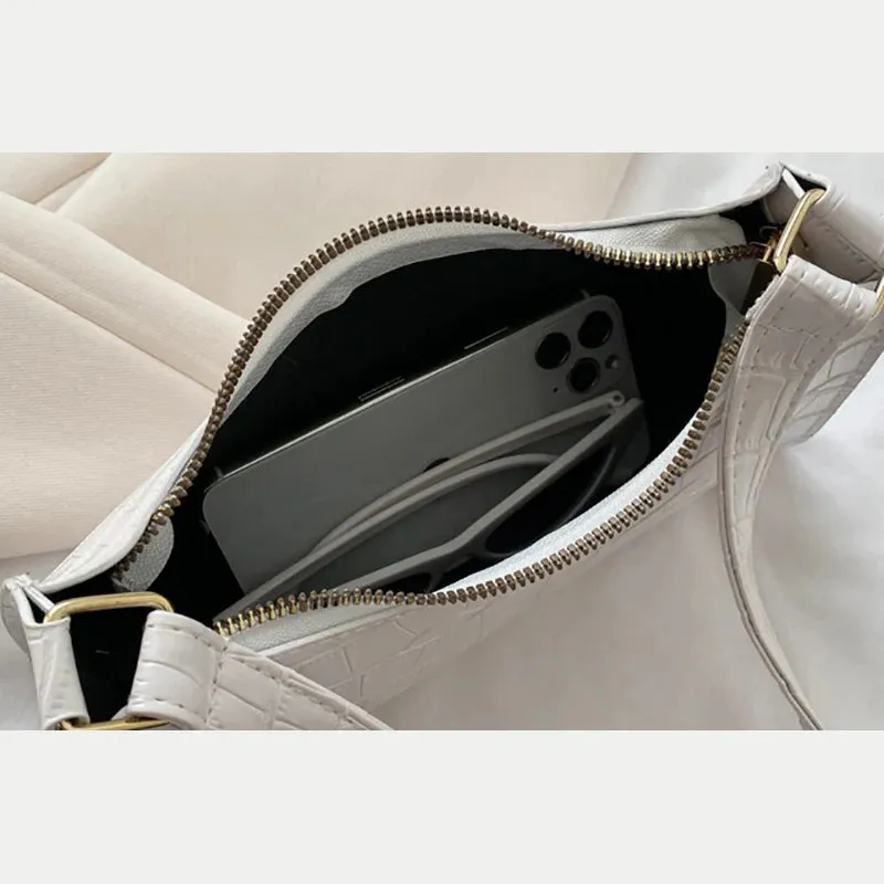 Women's Handbag Black Small PU Leather sold by Hensley London product image thumbnail 4