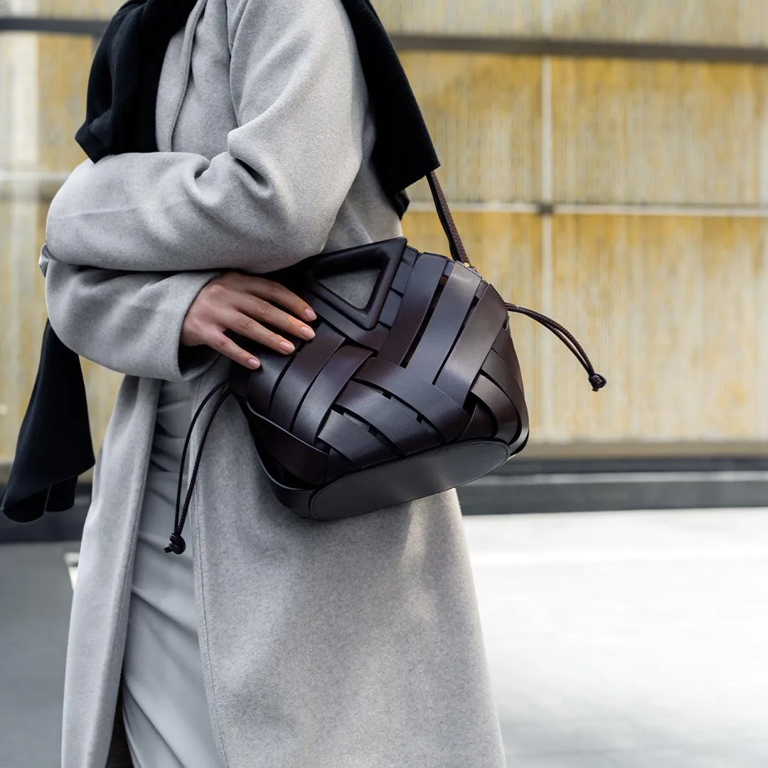 Natalia Woven Handbag sold by Hensley London product image thumbnail 3