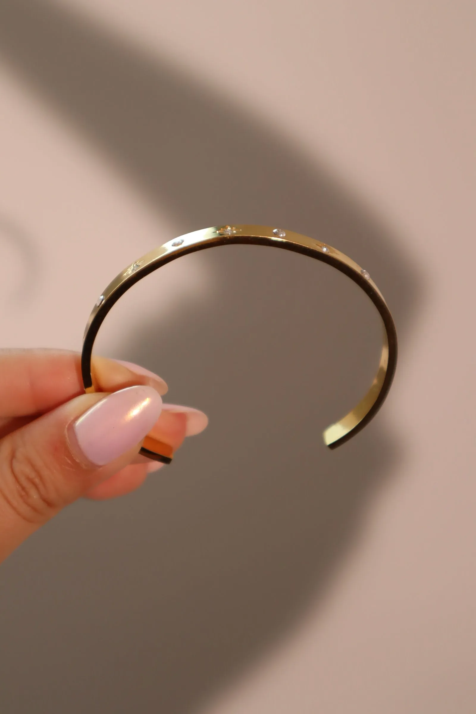 Women's Bracelet Gold Stainless Steel Diamond Star sold by Hensley London product image thumbnail 2