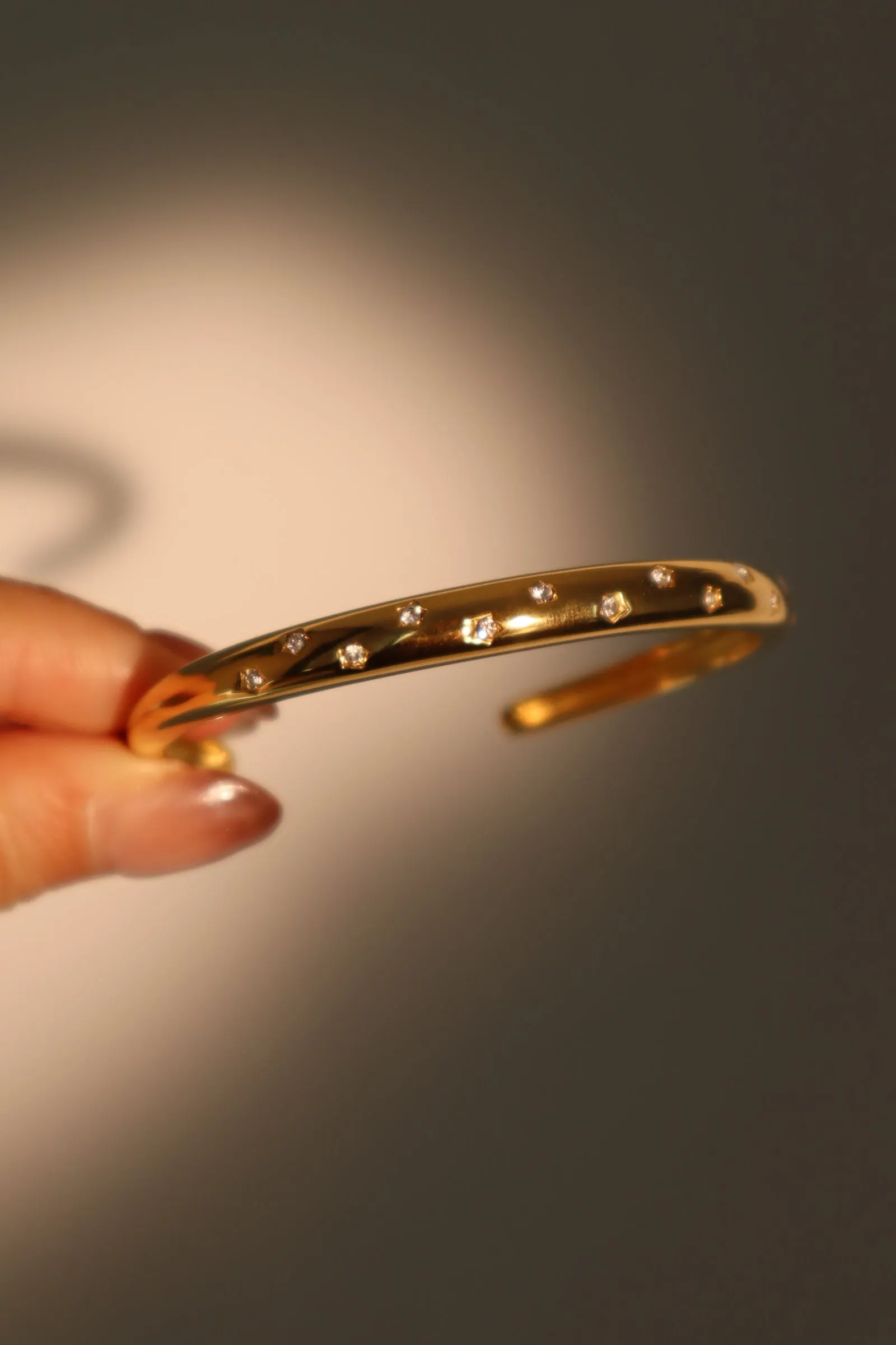 Women's Bracelet Gold Stainless Steel Zirconia Diamonds sold by Hensley London product image thumbnail 3