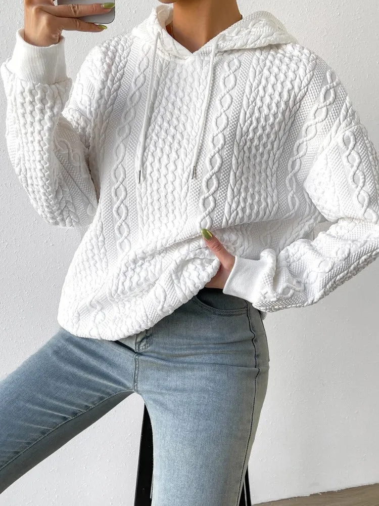 Women's Stylish Hoodie Grey Cotton sold by Hensley London product image thumbnail 4