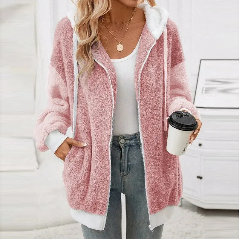 Women's Hooded Pullover Grey Water-Repellent Fabric sold by Hensley London