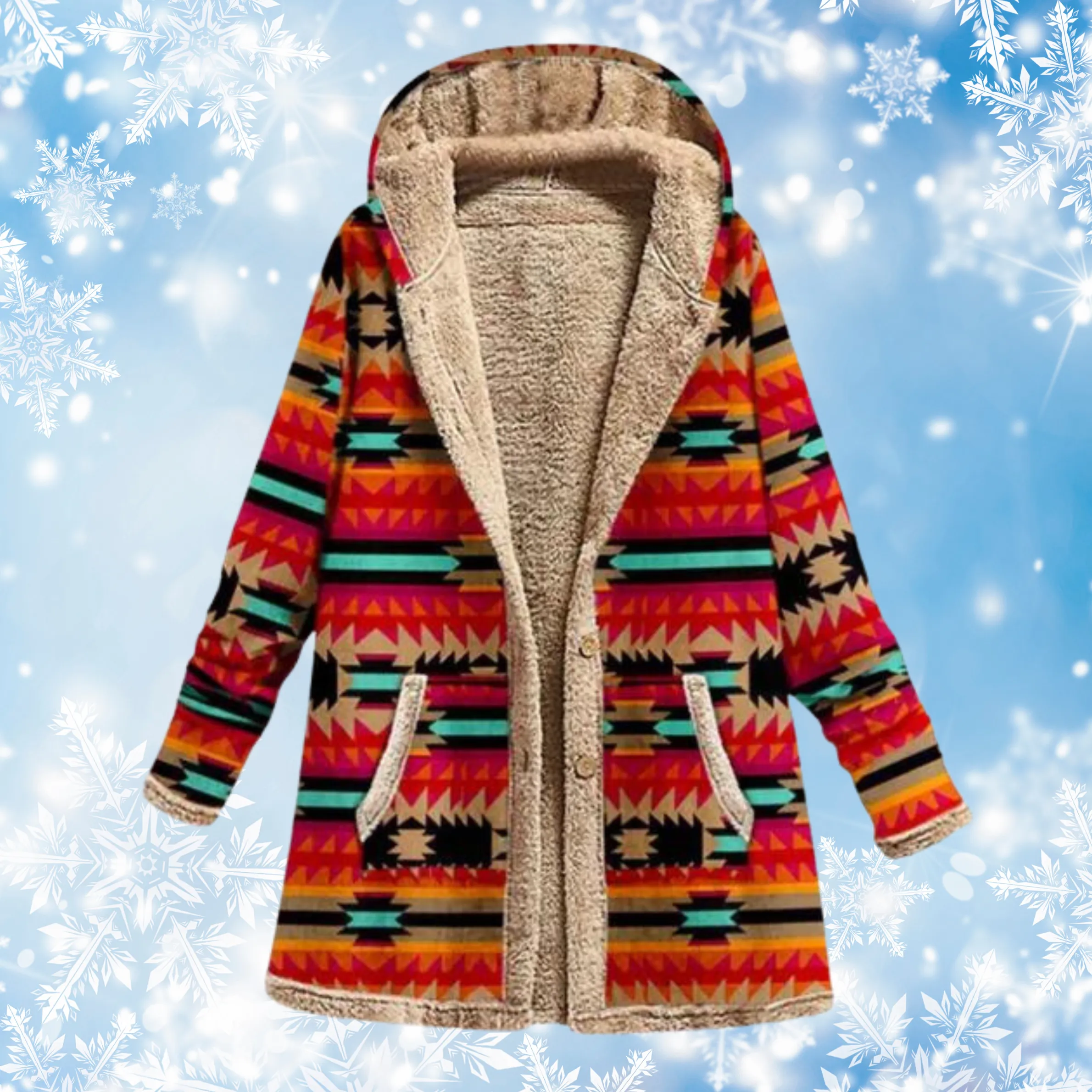 Women's Printed Hoodie Multicolor Cotton Casual Sweatshirts for Women sold by Hensley London