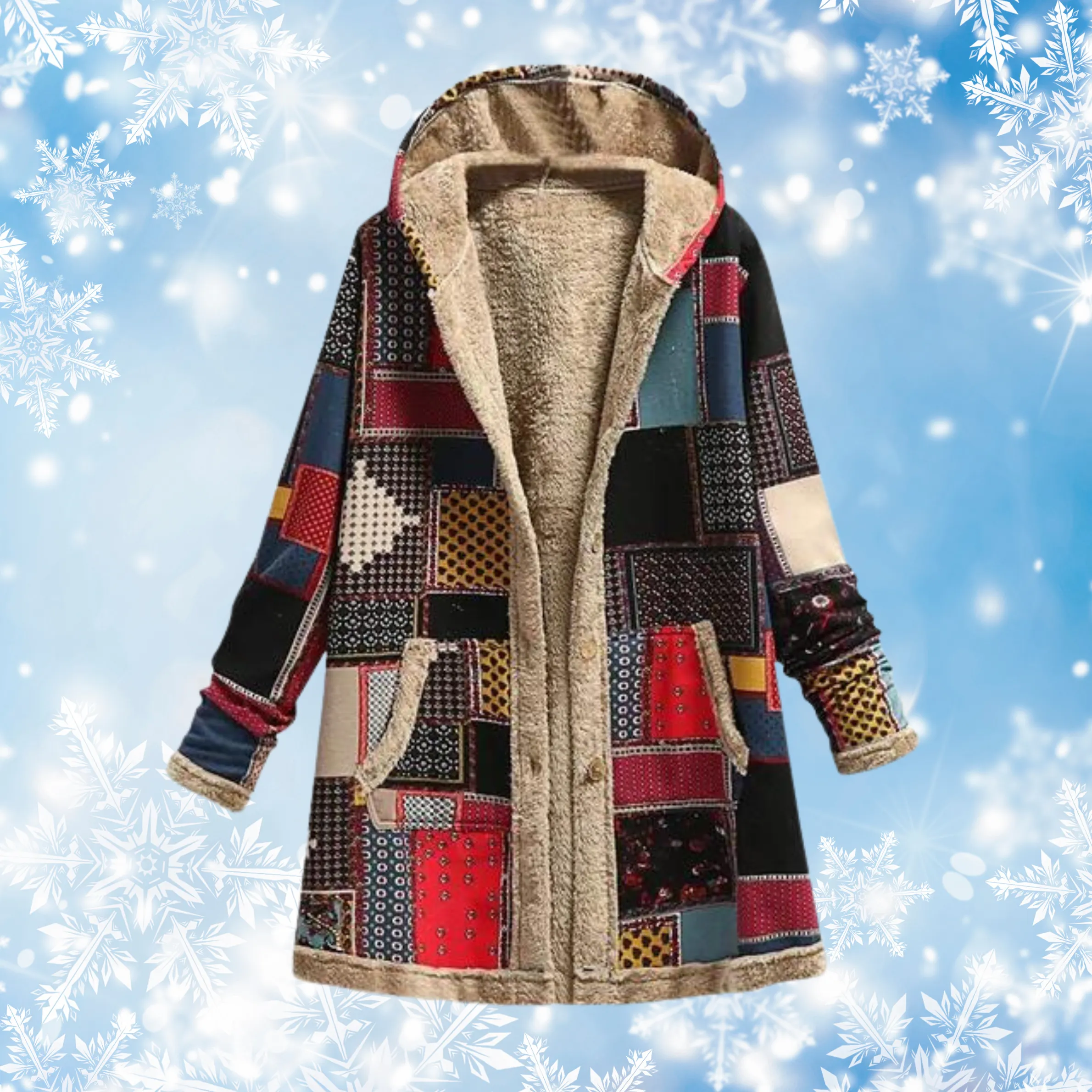 Women's Printed Hoodie Multicolor Cotton Casual Sweatshirts for Women sold by Hensley London product image thumbnail 5