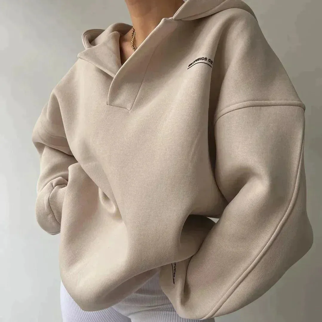 Women's Hooded Sweater Grey Merino Wool sold by Hensley London product image thumbnail 2