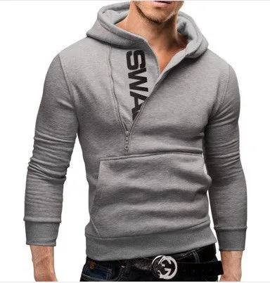 Women's Hoodie Black Cotton with Side Zipper for Casual Wear sold by Hensley London product image thumbnail 5