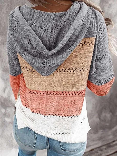 Women's Hoodie Multi-Color Knit Lightweight Comfortable sold by Hensley London product image thumbnail 2