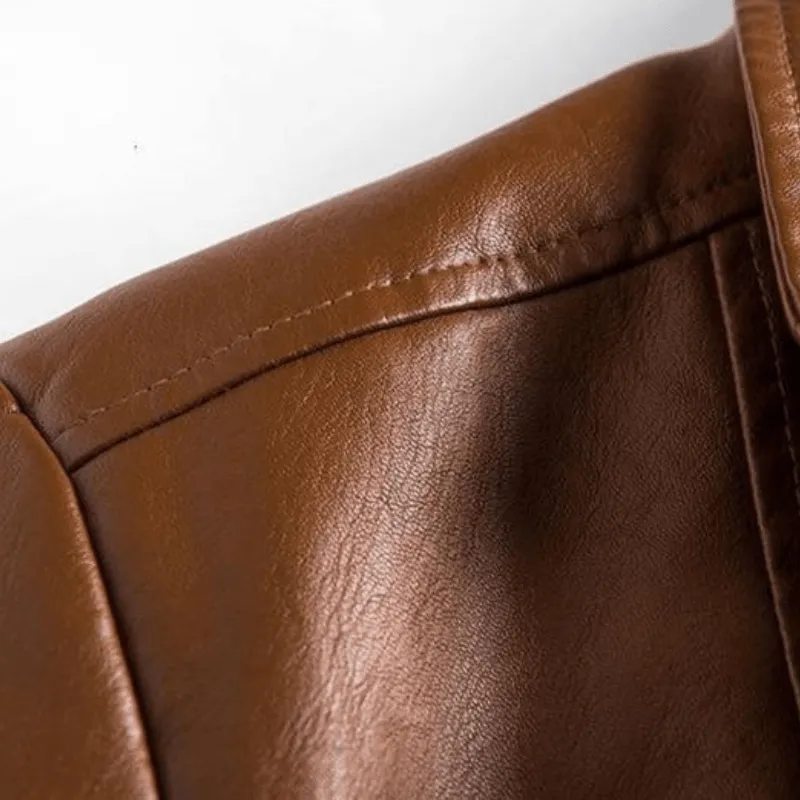 Men's Leather Blazer Black Casual Stylish sold by Hensley London product image thumbnail 2