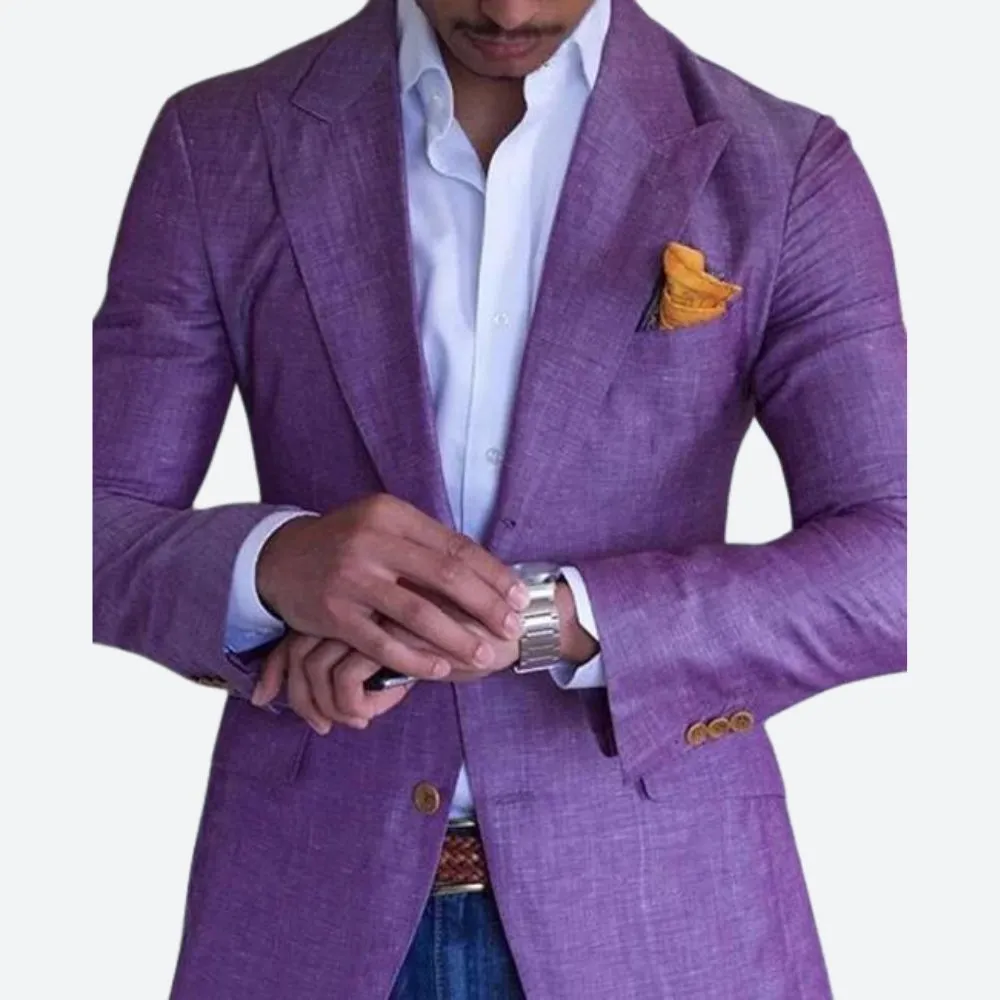 Men's Stylish Blazer Black Polyester sold by Hensley London product image thumbnail 4