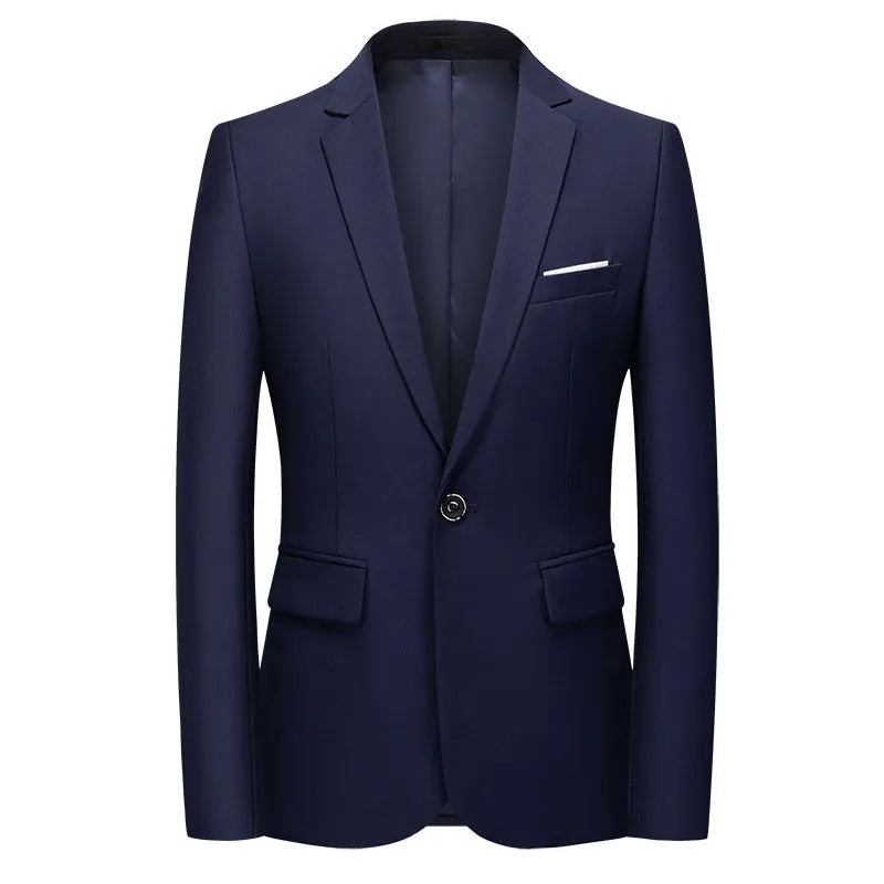 Men's Blazer Jacket Black Slim Fit Polyester sold by Hensley London product image thumbnail 3