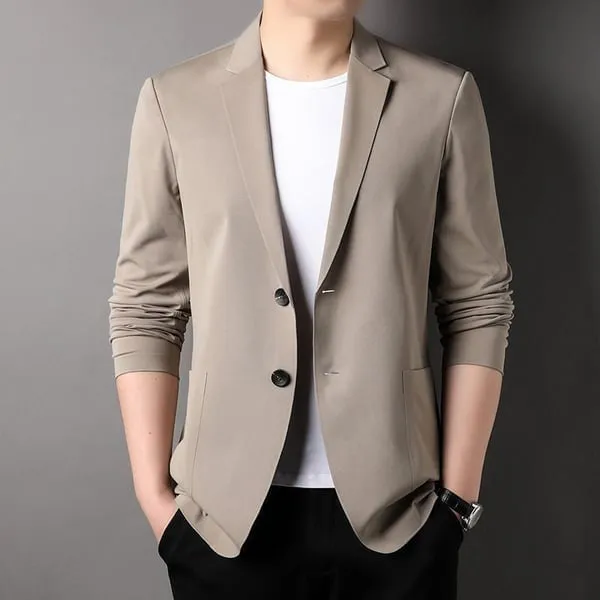 Men's Blazer Black Lightweight Polyester sold by Hensley London product image thumbnail 4