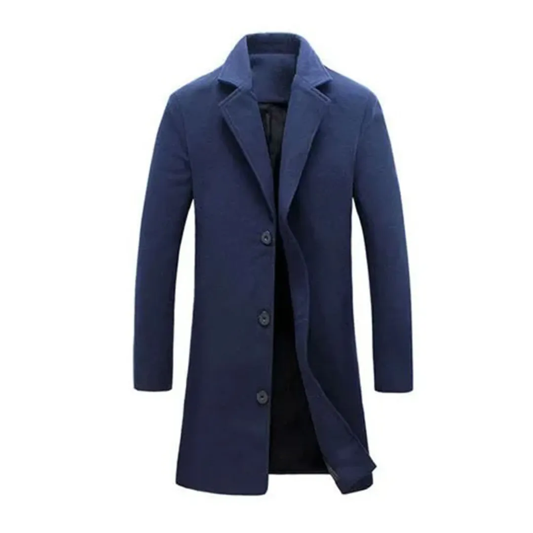 Men's Coat Black Lightweight Cotton Button-Up sold by Hensley London product image thumbnail 4