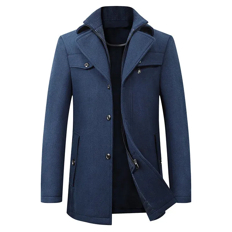 Men's Winter Coat Black Waterproof Durable Fabric sold by Hensley London product image thumbnail 3