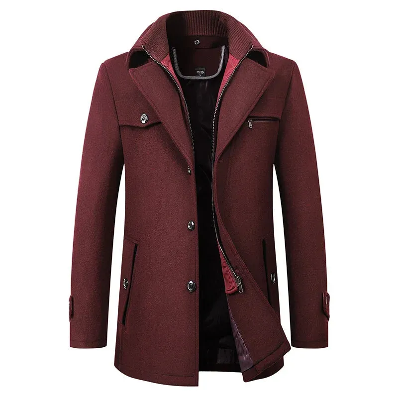 Men's Winter Coat Black Waterproof Durable Fabric sold by Hensley London product image thumbnail 4