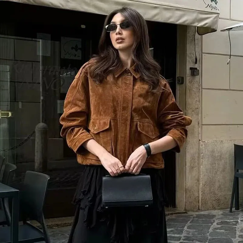 Women's Bomber Jacket Black Structured Casual Fabric sold by Hensley London product image thumbnail 2