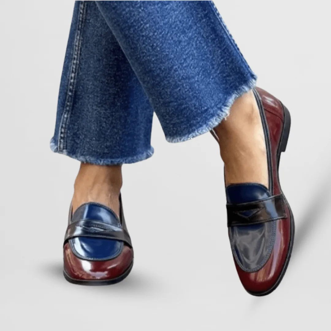 Women's Black Loafers Soft Material Comfortable Stylish Design sold by Hensley London product image thumbnail 2