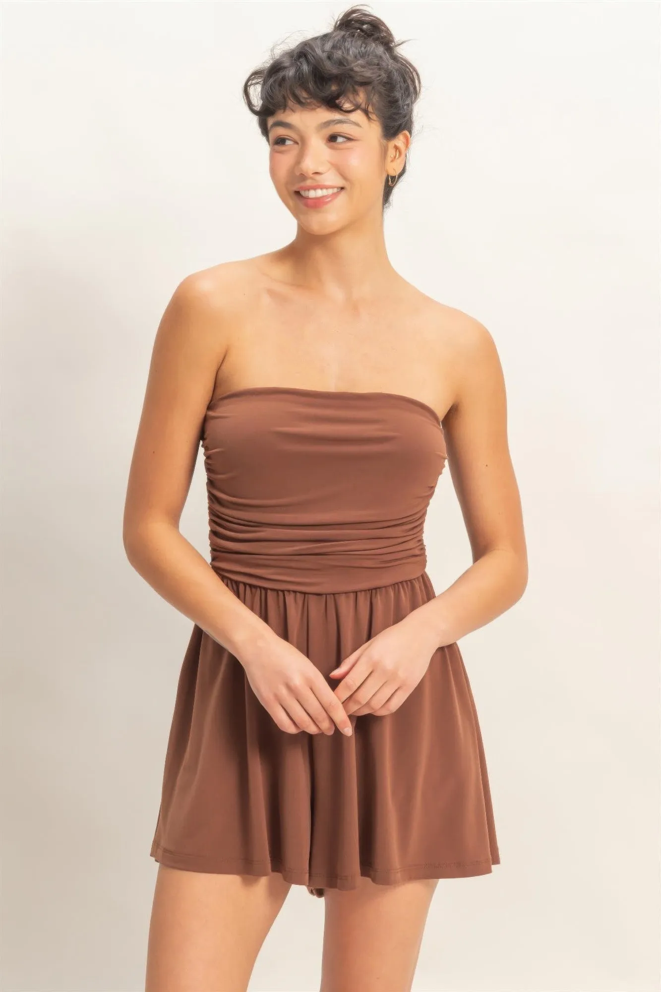 Sari Women's Romper | Soft Polyester-Spandex Blend sold by Hensley London