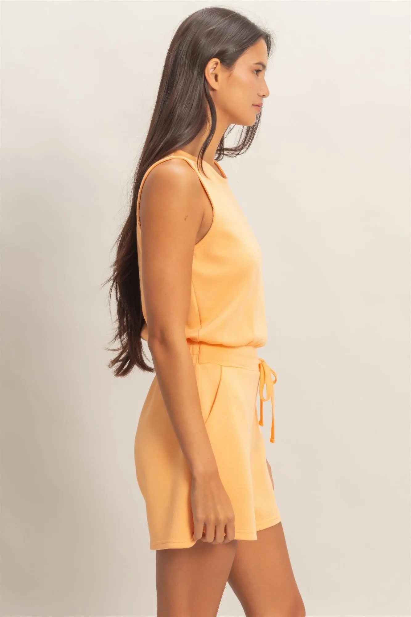 Daisy Women's Sleeveless Romper | Soft Fabric Blend sold by Hensley London product image thumbnail 5